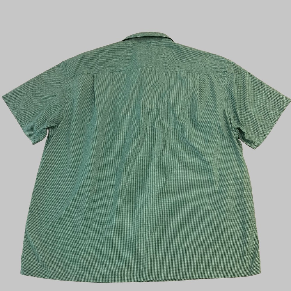 Patagonia Shirt Mens XXL Teal Vented S/S B/U Organic Cotton Hiking Fishing - Picture 4 of 11